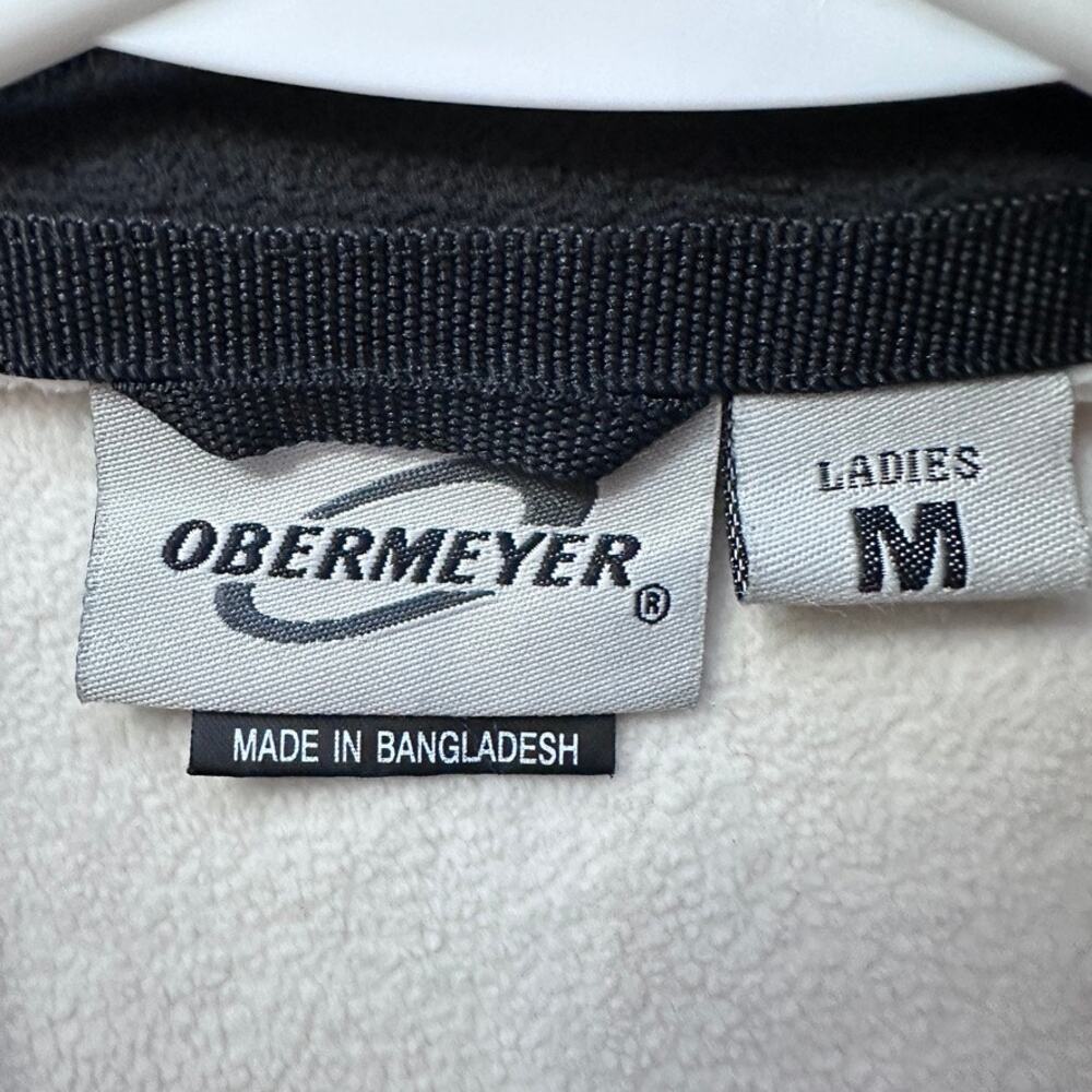 Obermeyer Fleece Vest Full Zip Sleeveless Zip Pockets Ski Snowboard Gorpcore MED - Picture 7 of 10
